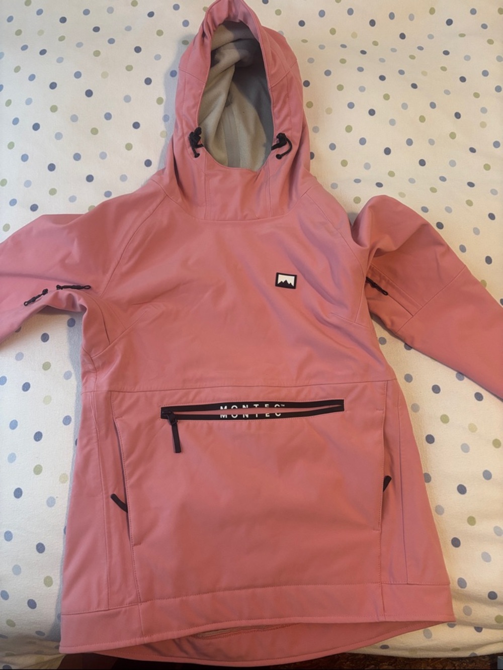 Montec Women's Pink Ski Anorak Jacket